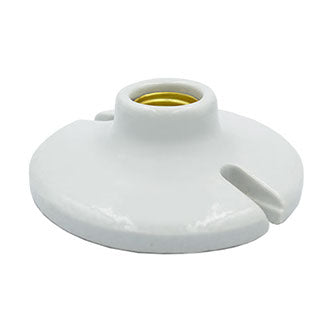PORTALAMPARA CIRCULAR 4-1/2" PORCELANA