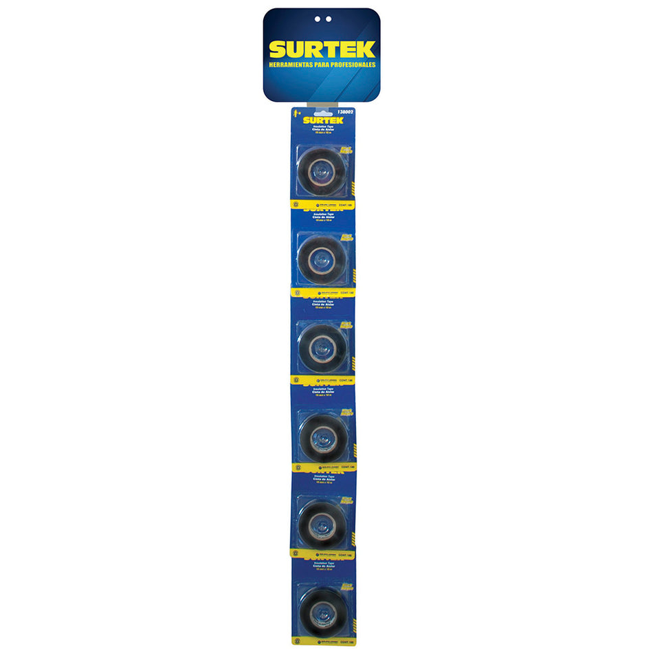 Tira de impulso con cintas de aislar, 25 piezas Surtek 126446