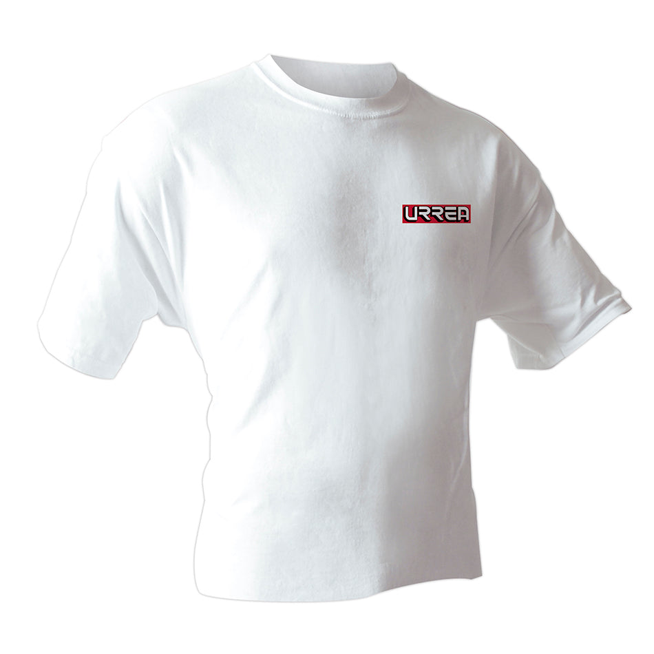 Playera cuello redondo color blanco talla M Urrea PLA200M