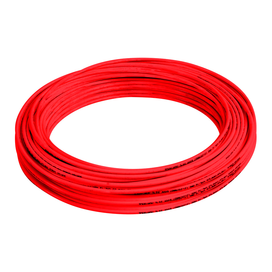 Cable eléctrico THW calibre 8, 100 m color rojo Surtek 136911