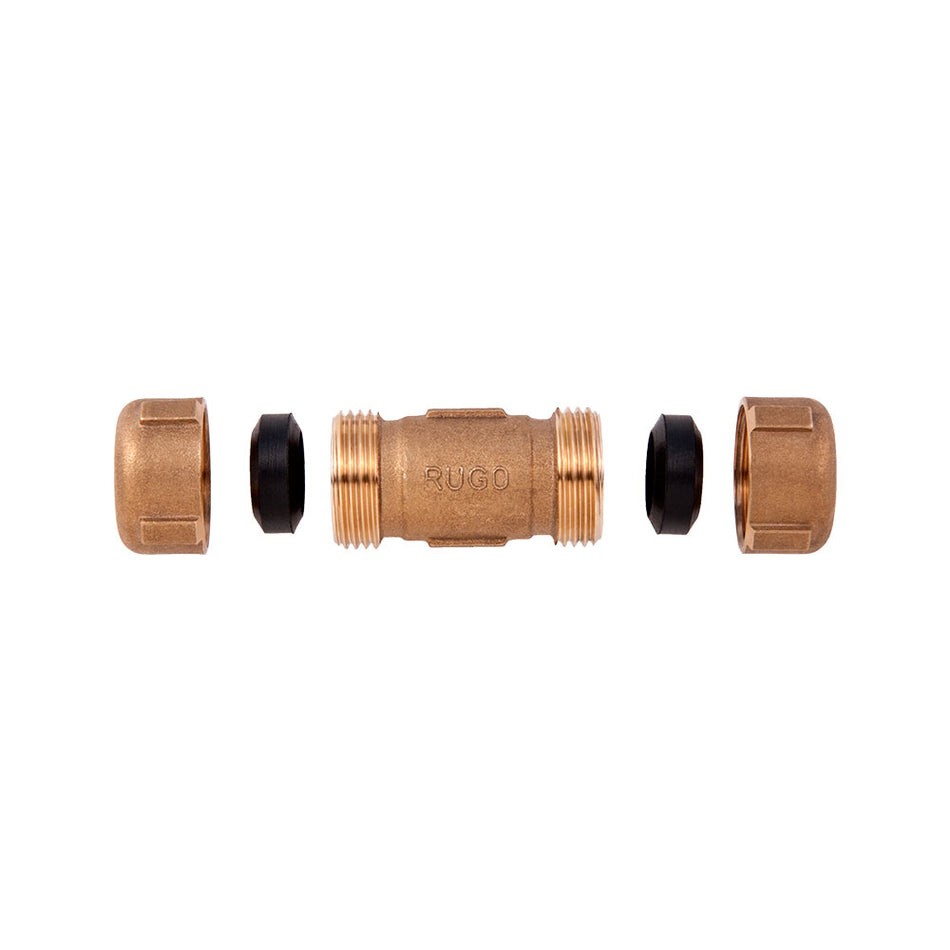 COPLE UNION DE LATON P/TUB COBRE 1/2", R
