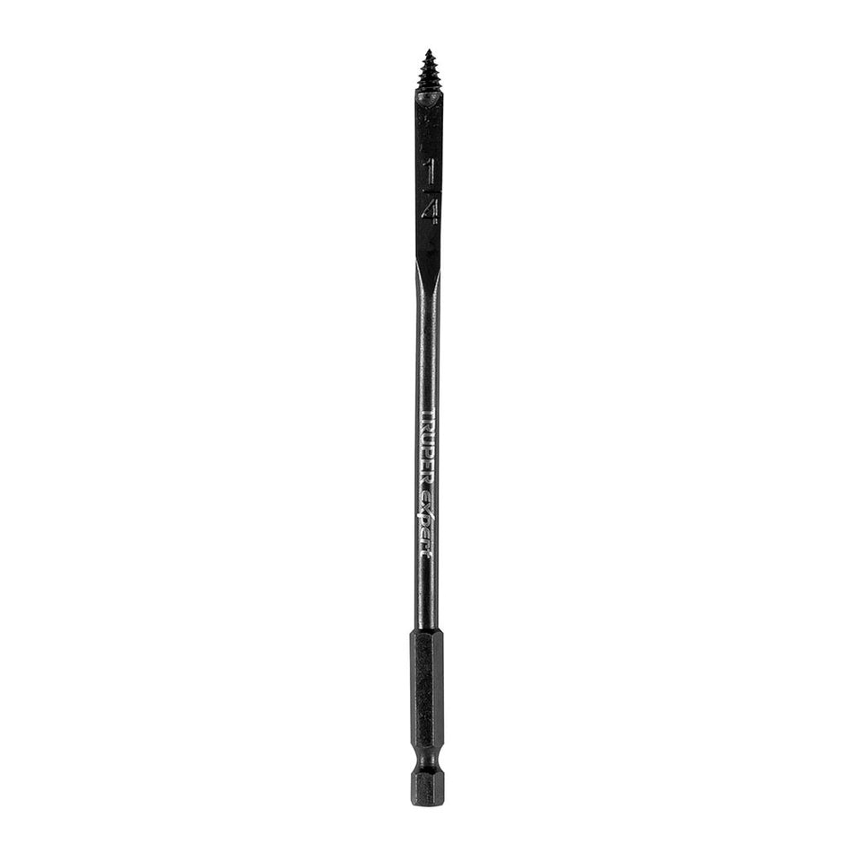 Broca plana de manita 1/4' para madera,