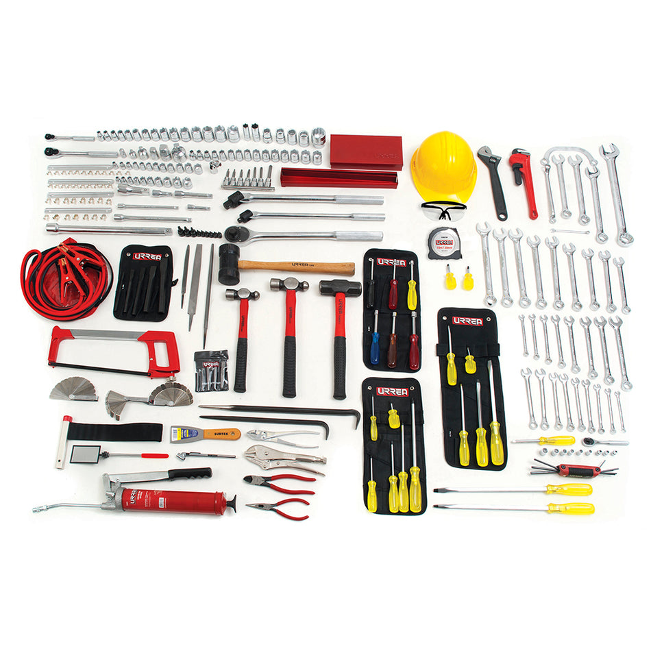 Juego intermedio industrial combinado 186 piezas, sin gabinete Urrea 997T1