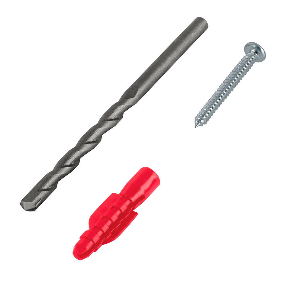 Kit de 20 taquetes 1/4' con pijas #8 y 1