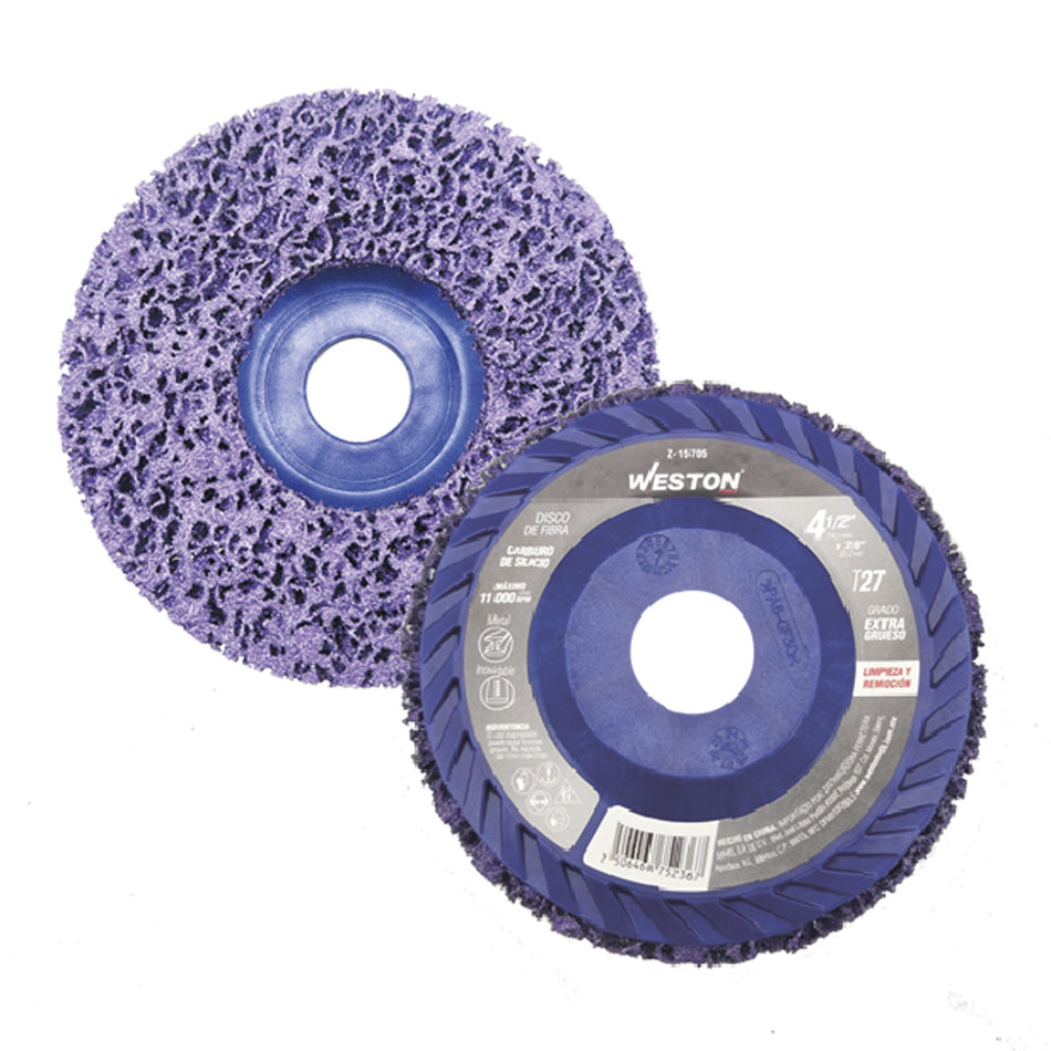 DISCO D/FIBRA MORADO P/LIMPIEZA STRIP AL