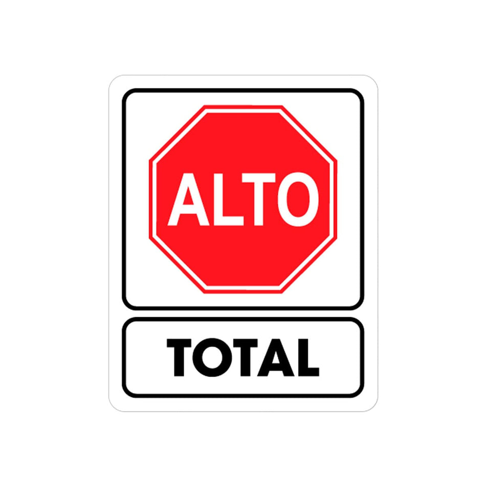 SEÑALAMIENTO ALTO TOTAL 25 X 35CM, WESTO