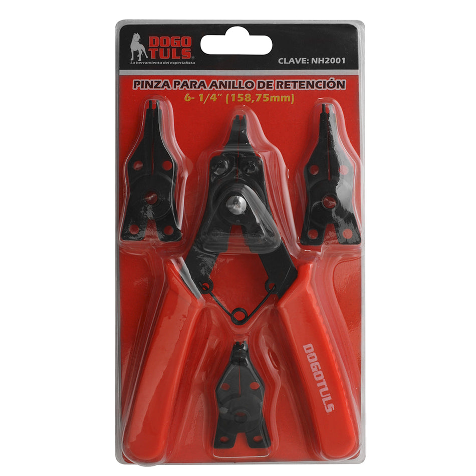 PINZA P/ANILLO RETENCION 4PZ 6-1/4" DOGOTULS NH2001