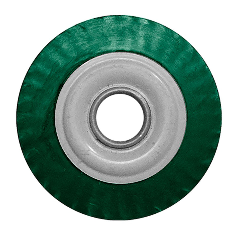 Cepillo circular trenzado encapsulado de