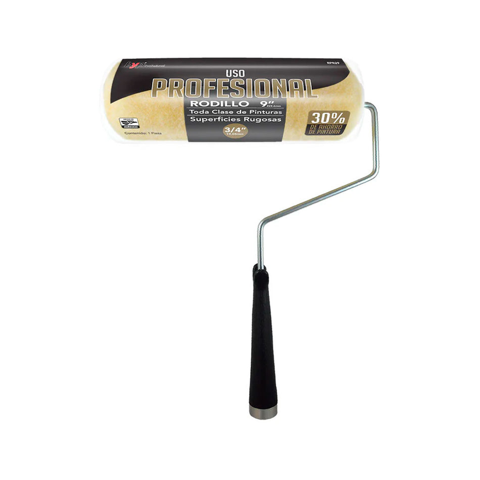 RODILLO 9" PROFESIONAL ALTA DENSIDAD 3/4
