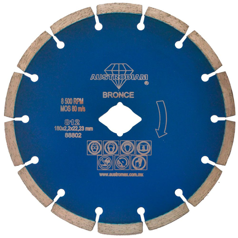 Disco de diamante de 180 x 2.2 x 22.23 m