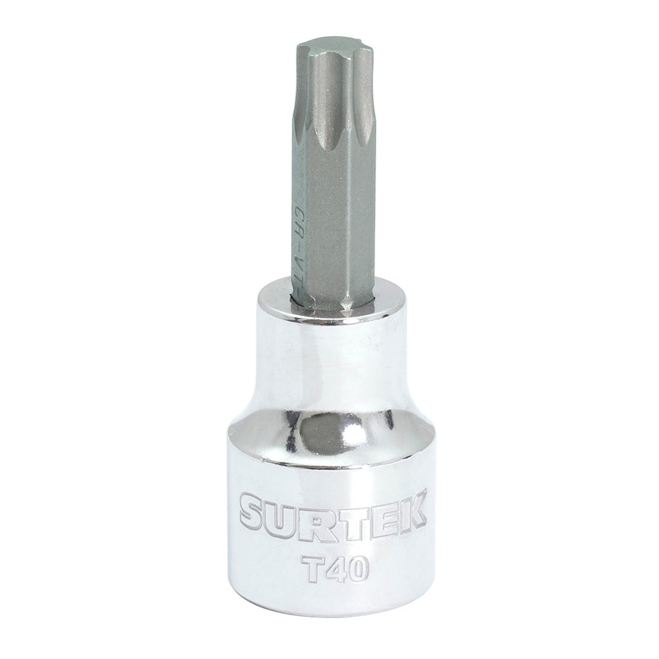 Dado con punta torx cuadro de 3/8", T40 Surtek BF51T40
