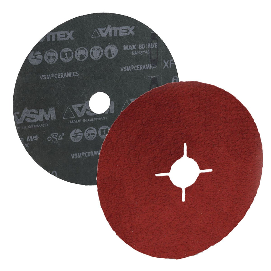 DISCO DE LIJA C120 BARRENO 7" X 7/8" CER