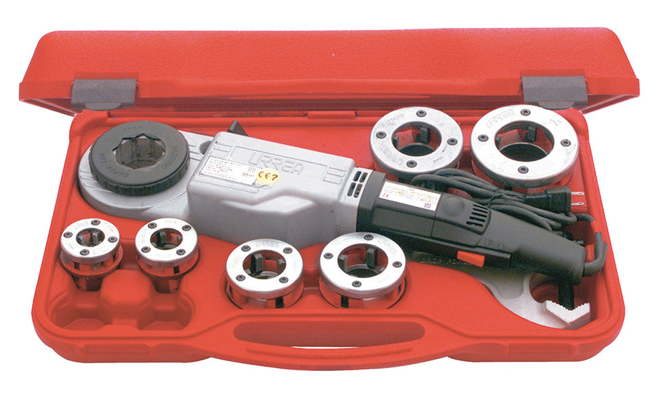 Juego de tarraja eléctrica para tubo, 8 piezas Urrea 862