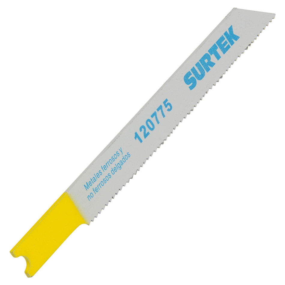Segueta para sierra caladora 24 DPP, extra fino, zanco U, 5 piezas Surtek 120775