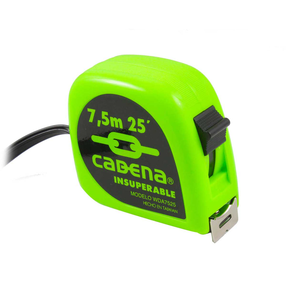 FLEXOMETRO CADENA 7.5 MTS NEON, WESTON