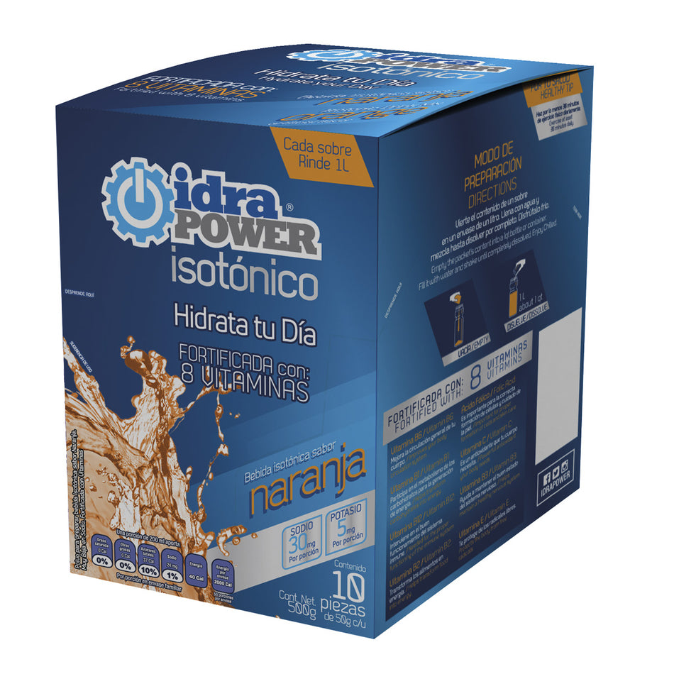IDRAPOWER NARANJA 50 GR /1LT REND- Caja