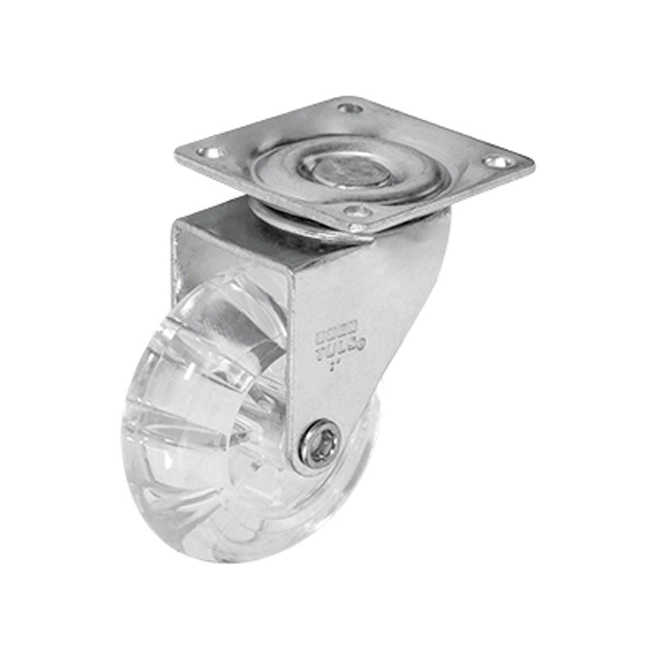 RODAJA PU TRANSPARENTE GIRATORIA 2" DOGOTULS ZF5252