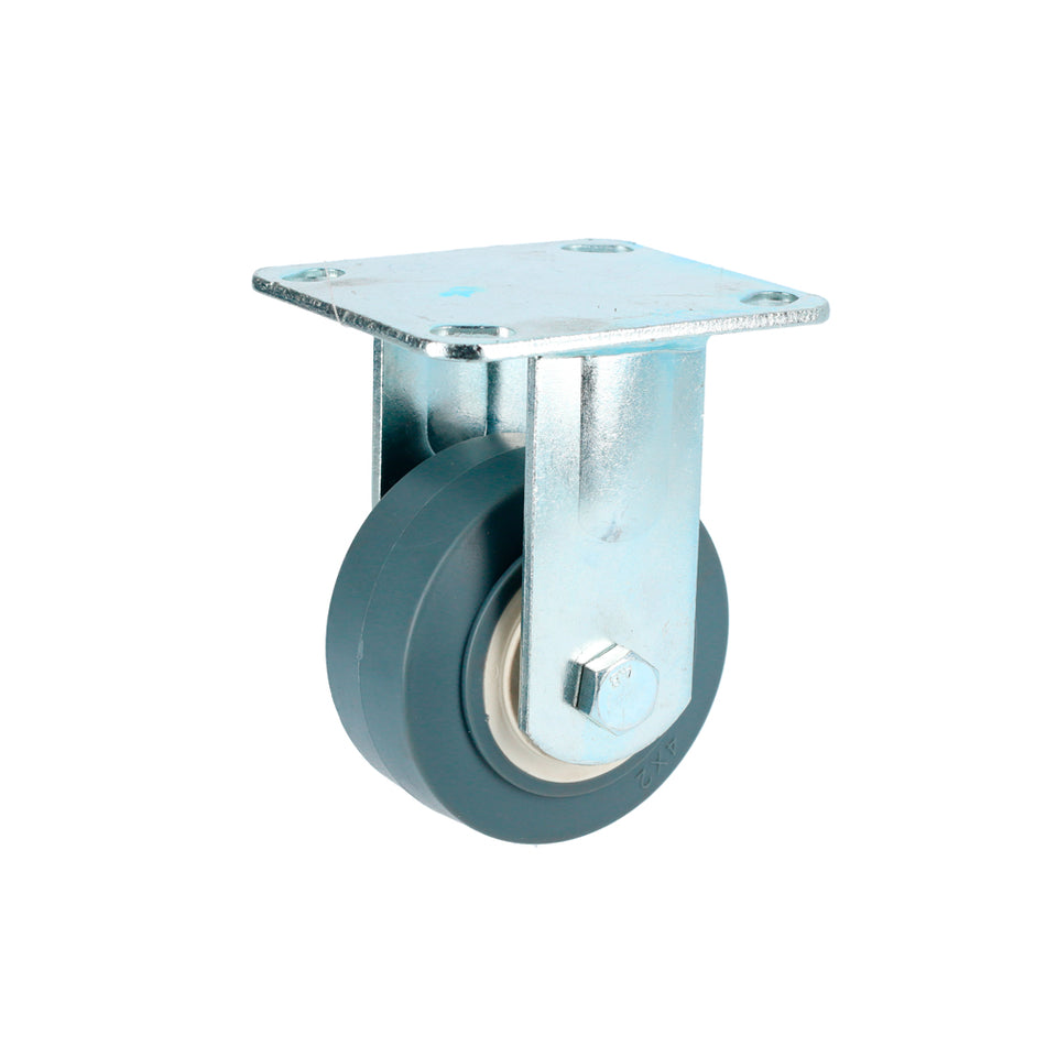 Rodaja de TPR gris fija 6" Surtek RTG15F