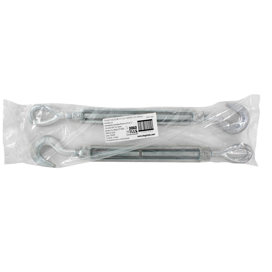 TENSOR FORJADO 5/8" X 9" OJO Y GANCHO DOGOTULS JG5039
