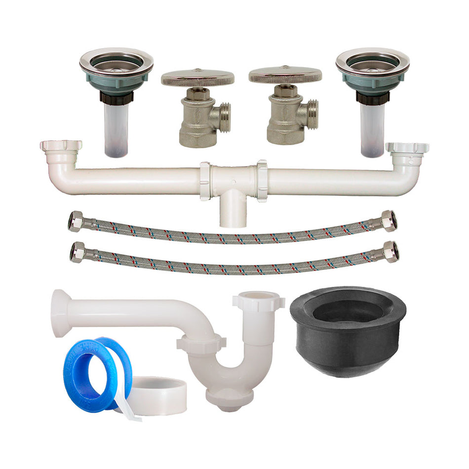 KIT P/INSTALAR MEZCLADORA FREGADERO, RUG