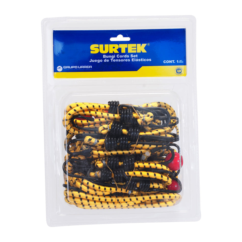 Juego de tensores elásticos, 12 piezas Surtek 151260