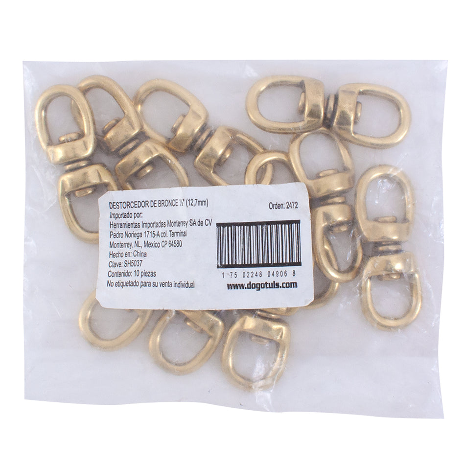 DESTORCEDOR DE LATON SOLIDO 1/2" DOGOTULS SH5037