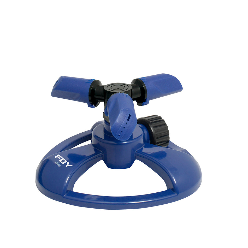 Aspersor estacionario con base plástica de 3 brazos, 3/4" GHT Foy ASPP3B