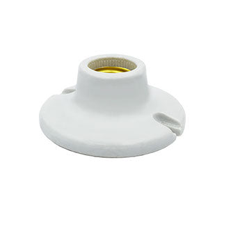 ARTEFACTO PORTALÁMPARA PORCELANA 3 1/2"
