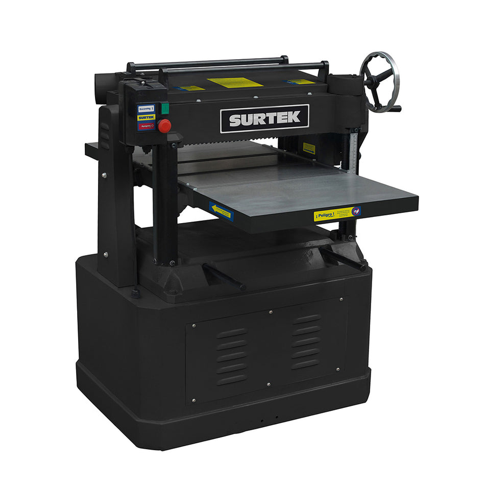 Cepillo estacionario 20" 5 HP 220 V, 5000 RPM Surtek CE720