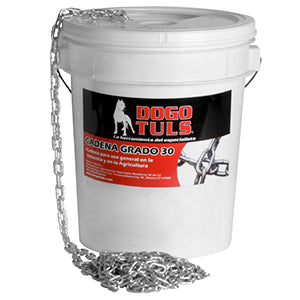 CADENA GALVANIZADA 3/16"G-30  25kgCUBETA DOGOTULS IN5017