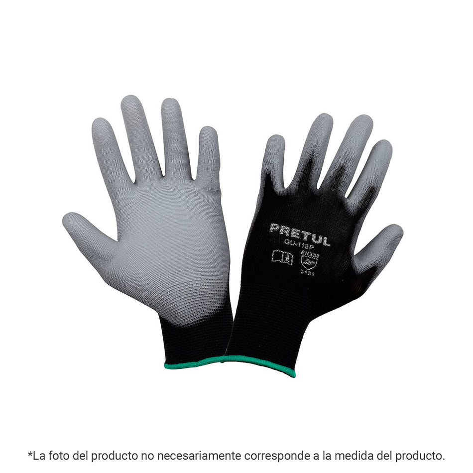 Guantes de nylon recubiertos de poliuret