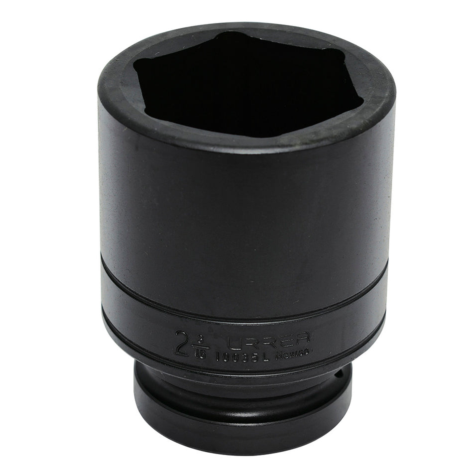 Dado de impacto largo cuadro de 1", 6 puntas, en pulgadas, 2-3/16" Urrea 10035L