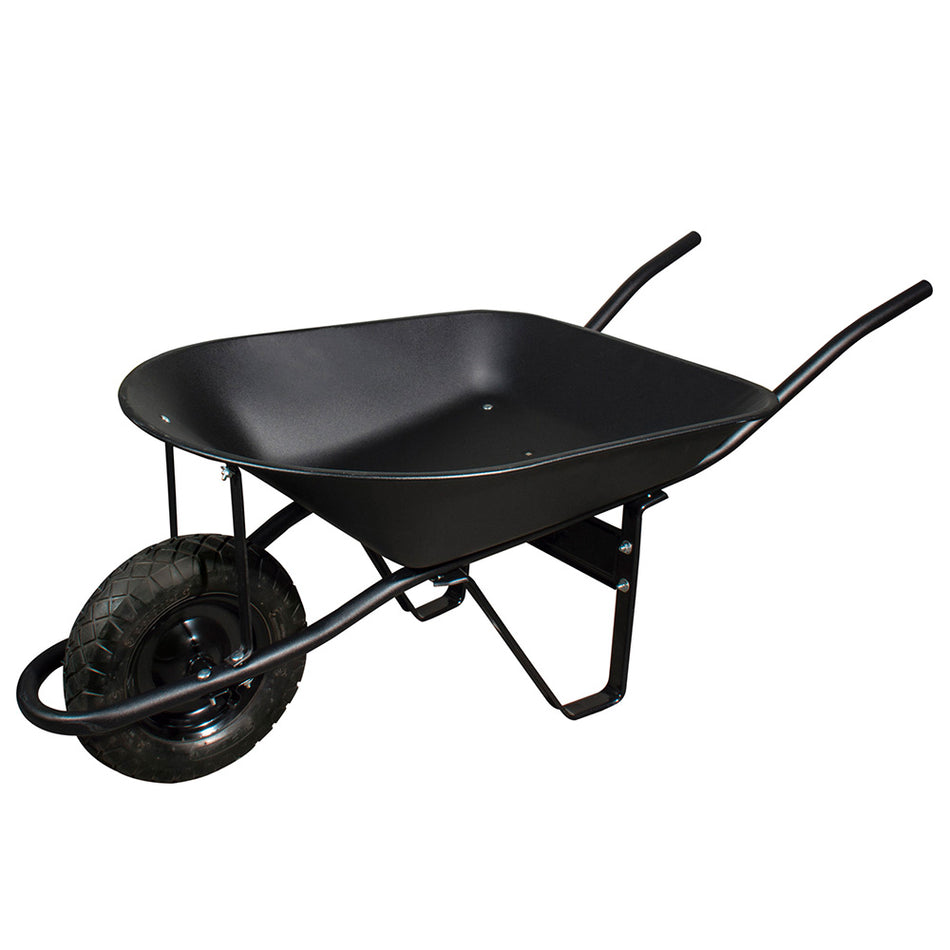 Carretilla con bastidor metálico 5.5 Ft3 llanta neumática reforzada de 4 capas Foy CAF554