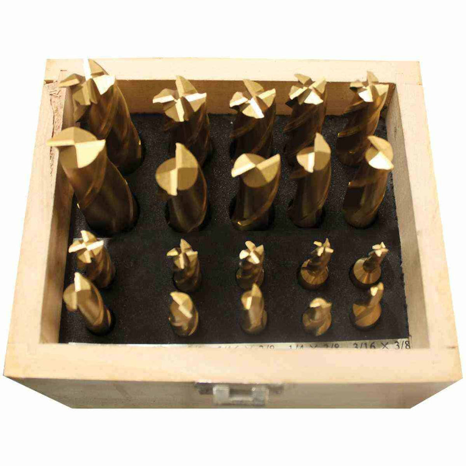 CORTADOR VERTICAL TITANIADO JGO. 20 PZ.,