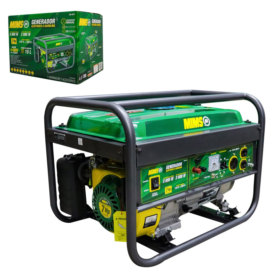 GENERADOR ELECTRICO A GASOLINA 2800W (IN