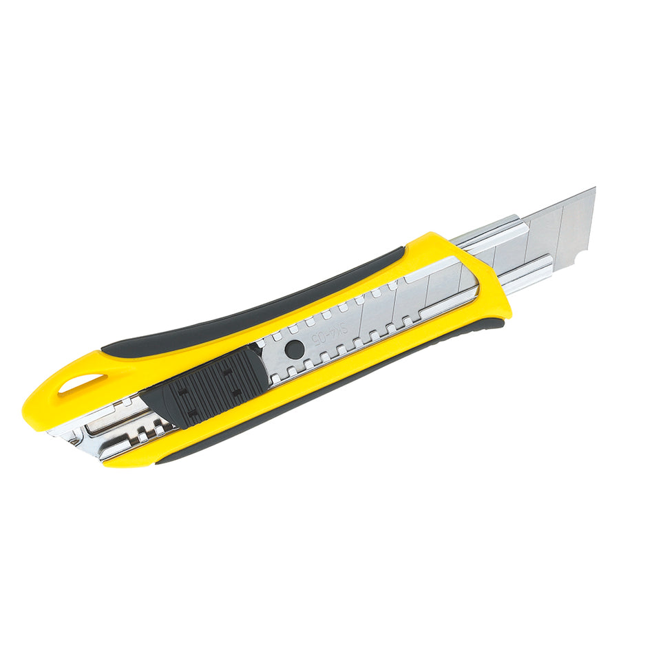 Cutter con cuerpo de plástico de 25 mm, cambio automático de navaja Surtek CUTF25