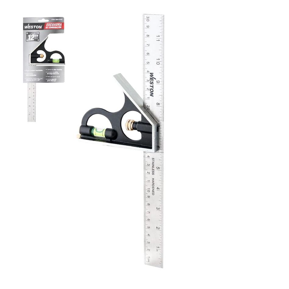 ESCUADRA DE COMBINACIÓN 12", WESTON