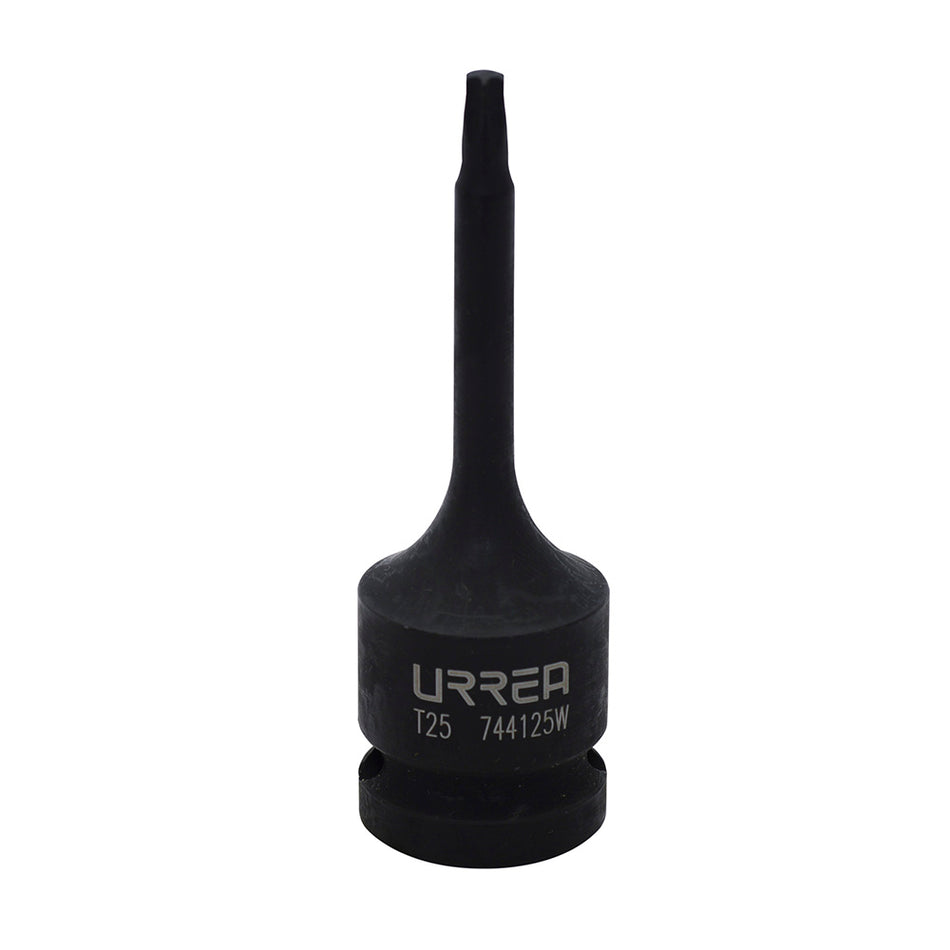 Dado de impacto con punta torx cuadro de 1/2", T25 Urrea 744125W