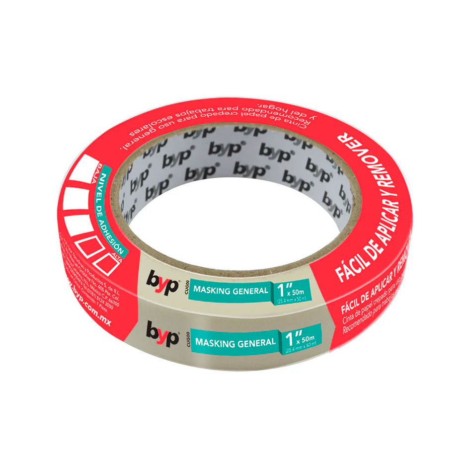 CINTA USO GENERAL    1" X 50 M., BYP