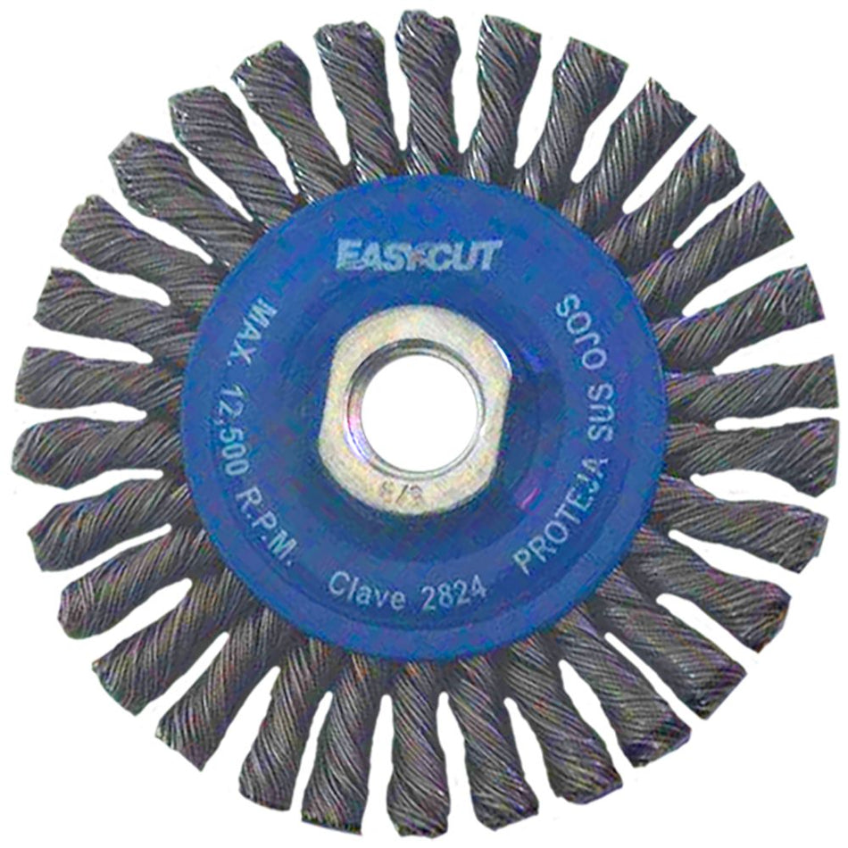 Cepillo circular trenzado de 100 x 0.50