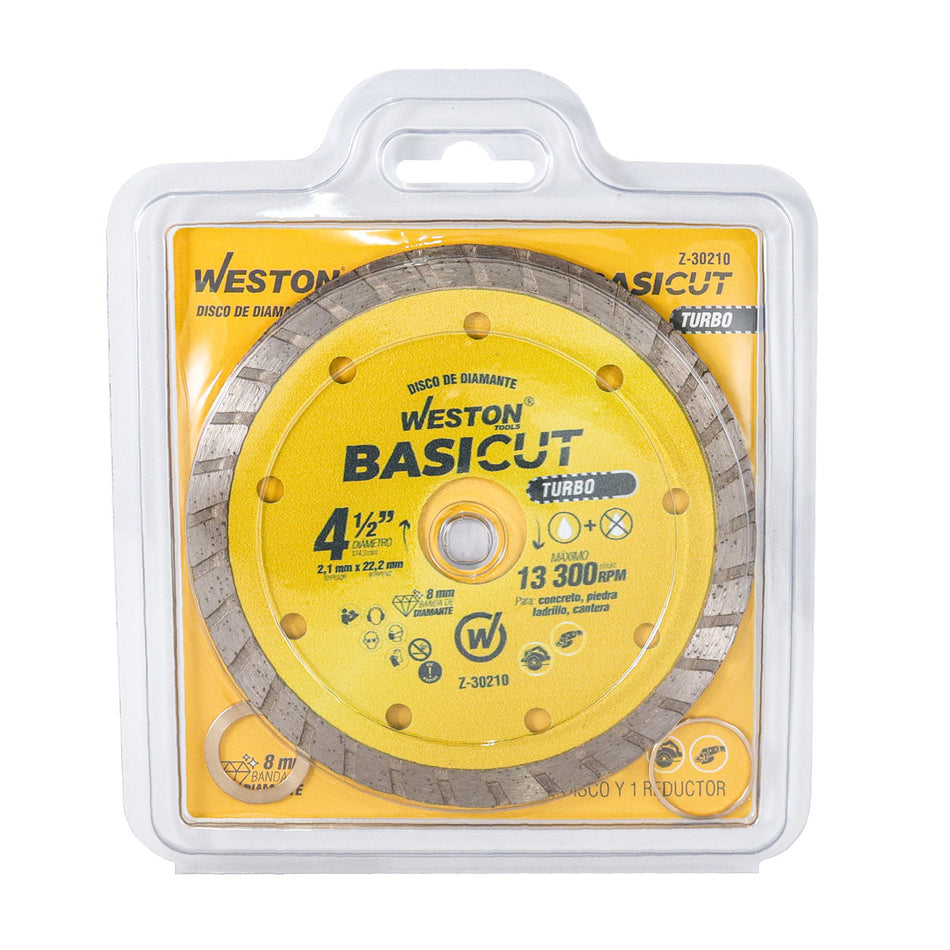 DISCO DE DIAMANTE RIN TURBO 4-1/2" BASIC
