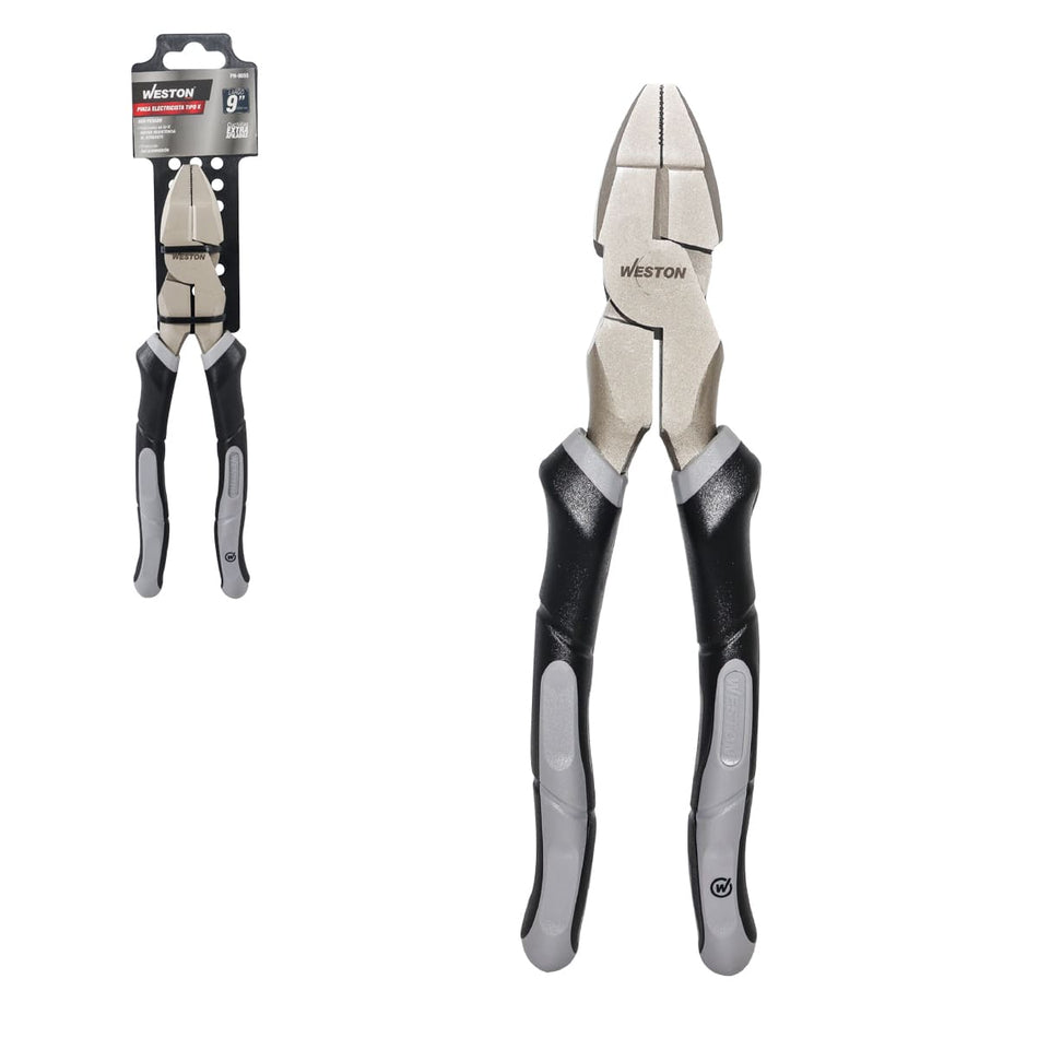 PINZA ELCTRICISTA TIPO K 9" (CAJA C/6 PZ