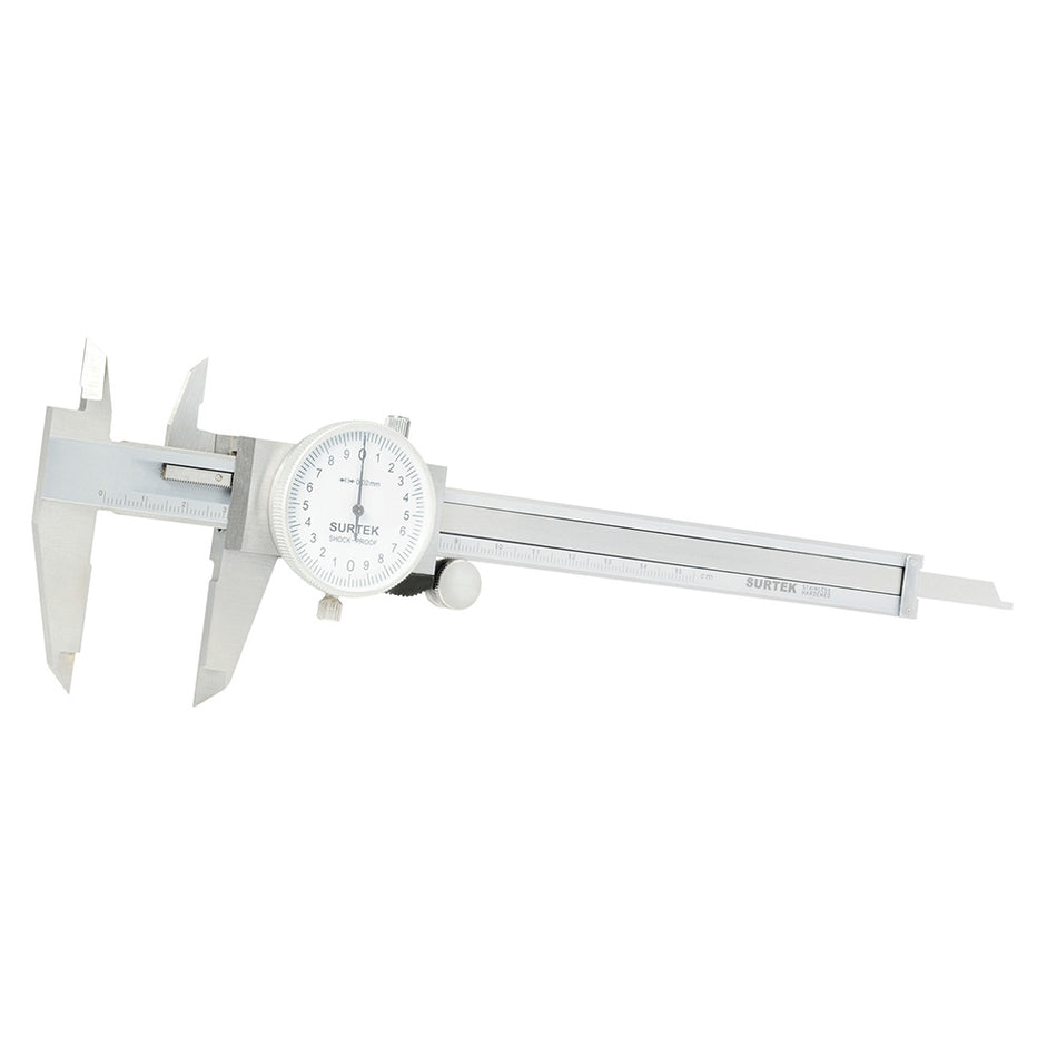 Calibrador métrico de carátula 0 - 150 mm Surtek 122201