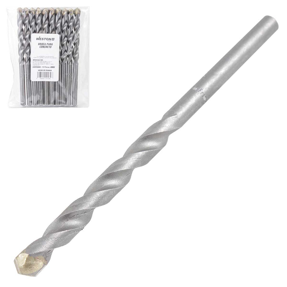 BROCA WP CONCRETO 1/4" X 4 (Precio x pie