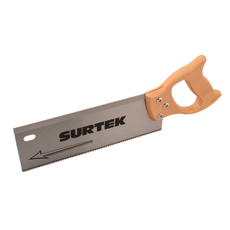 Serrucho con mango de madera de costilla de 12" Surtek 120227