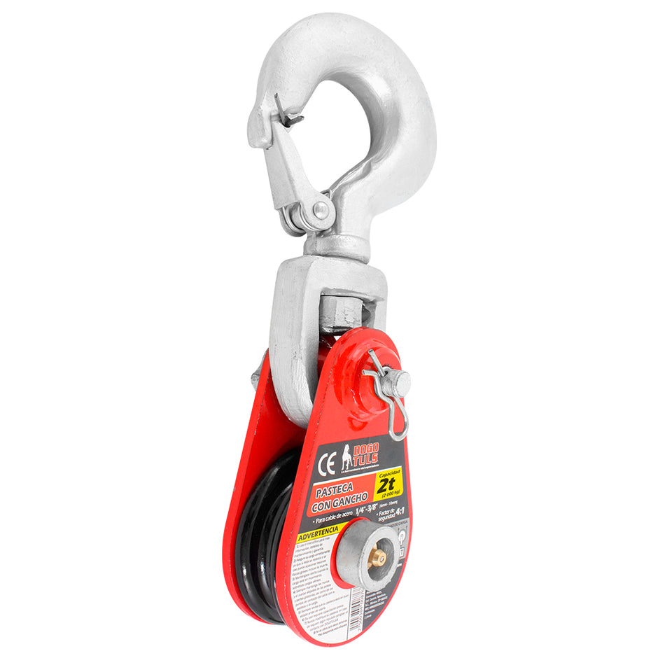 PASTECA 2T GANCHO P/CABLE ACERO DE 3/8" DOGOTULS CD5032