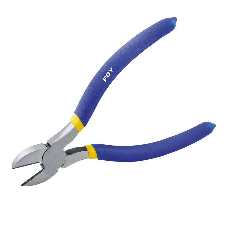 Pinza para electricista con mango con doble plastisol de 8" corte diagonal Foy 142048