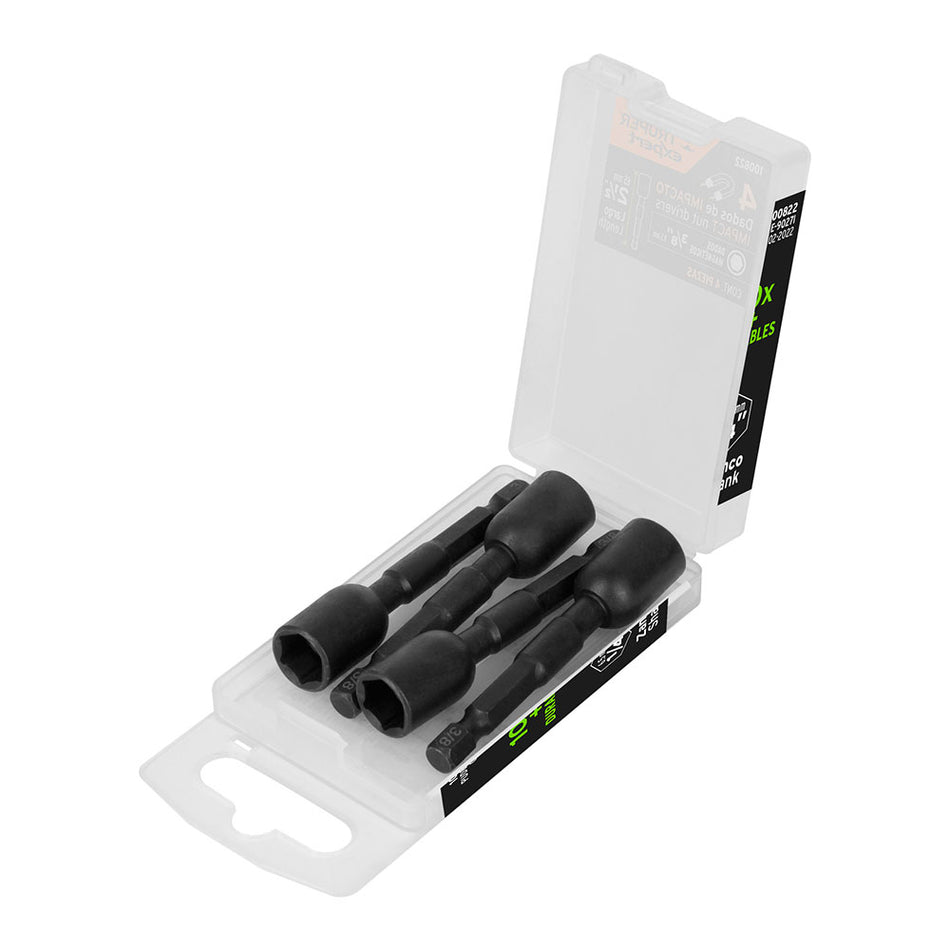 Estuche con 4 dados magnéticos de impact