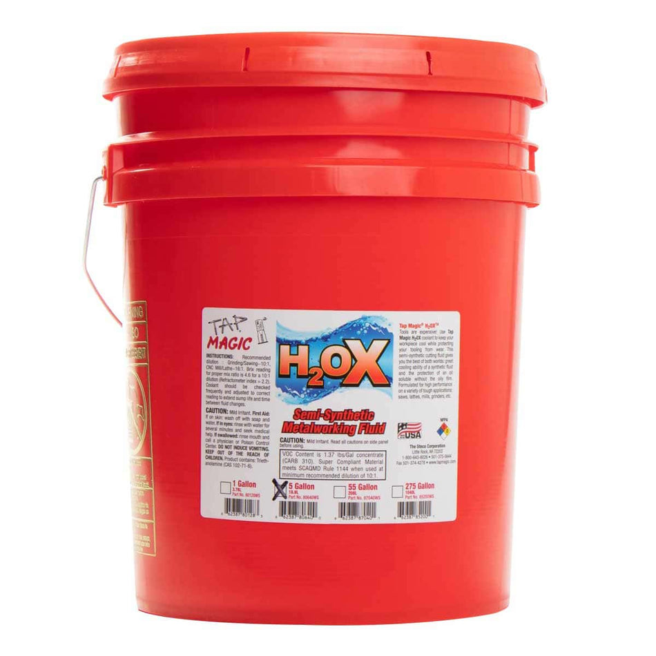 ACEITE SOLUBLE P/MAQUINARIA H2OX  5GAL,