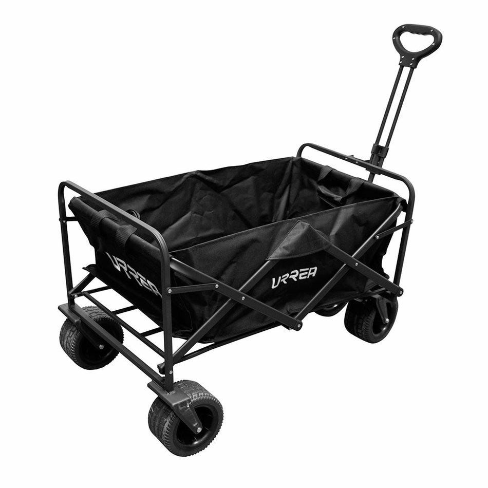 Carrito plegable multiusos color negro, URREA CARM